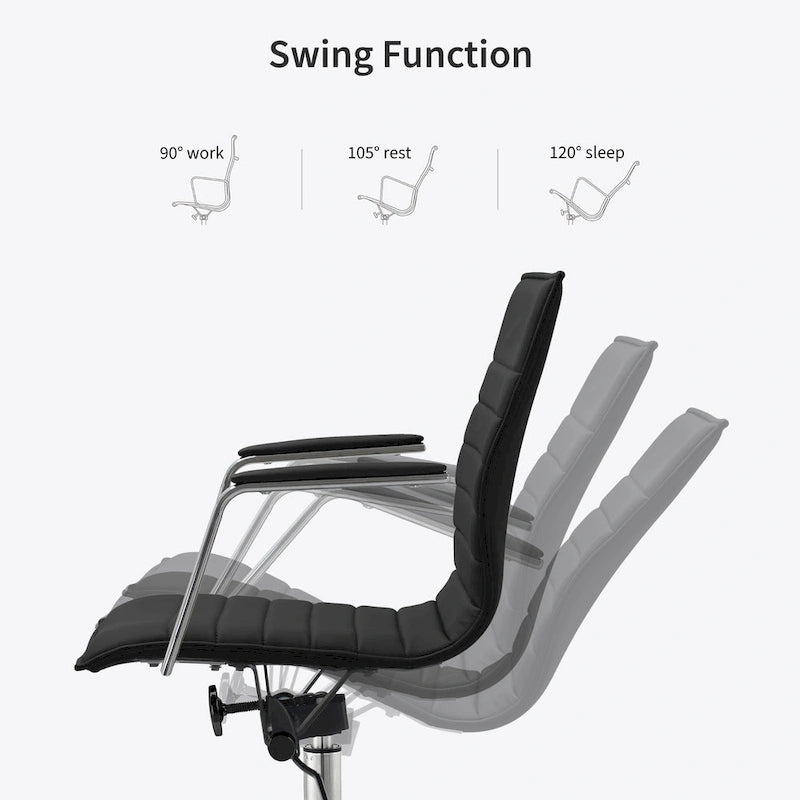 Fauteuil de dessinateur ergonomique moderne avec hauteur et repose-pieds réglables pour bureau à domicile