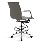 Fauteuil de dessinateur ergonomique moderne avec hauteur et repose-pieds réglables pour bureau à domicile