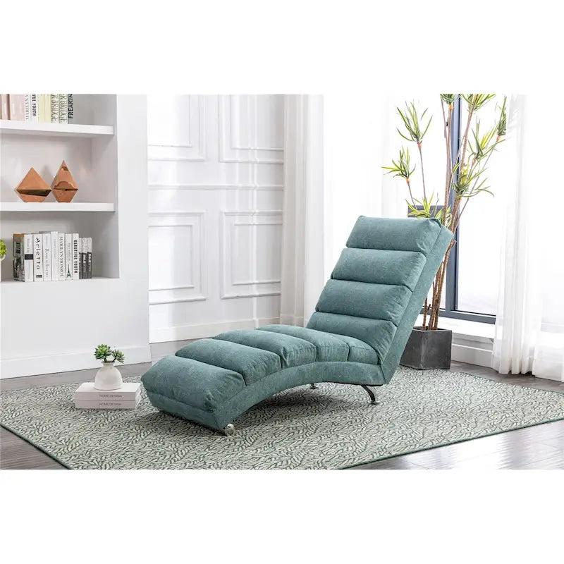 Chaise longue en lin d'intérieur - 58,27 x 21,65 x 34,25