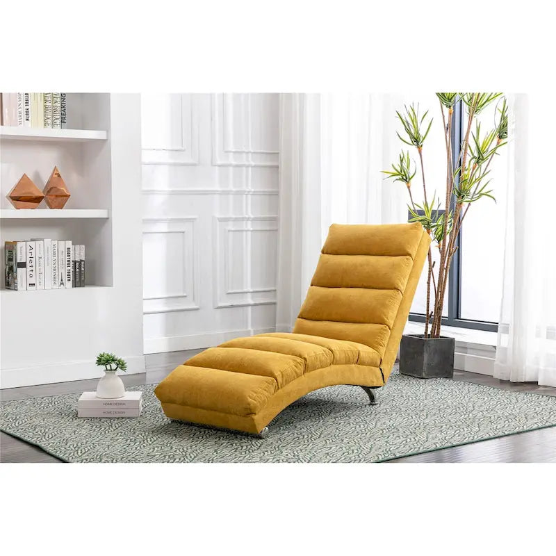 Chaise longue en lin d'intérieur - 58,27 x 21,65 x 34,25