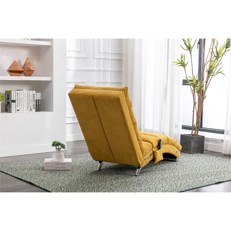 Chaise longue en lin d'intérieur - 58,27 x 21,65 x 34,25
