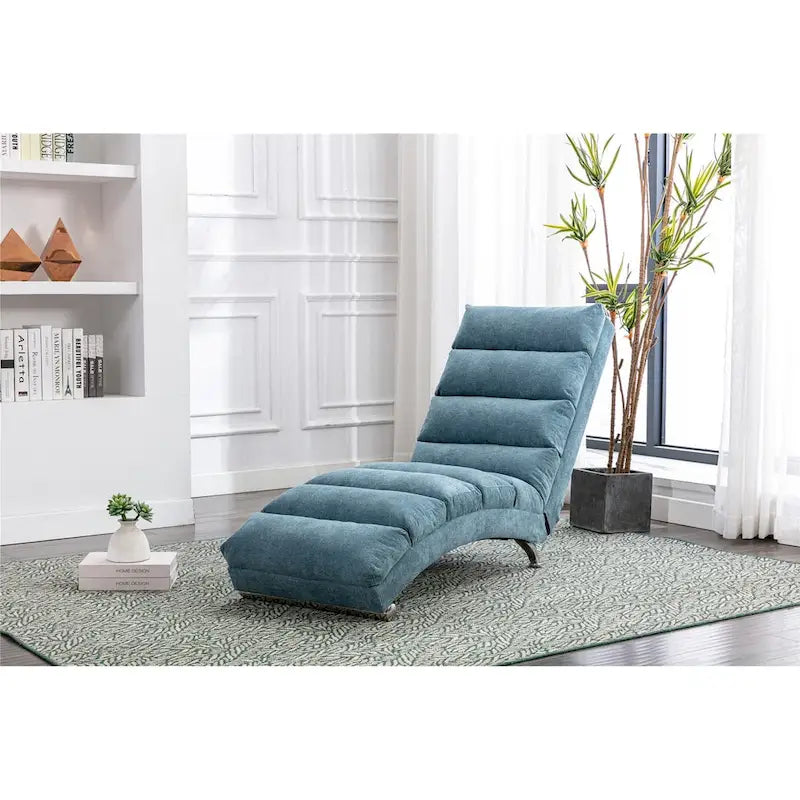 Chaise longue en lin d'intérieur - 58,27 x 21,65 x 34,25