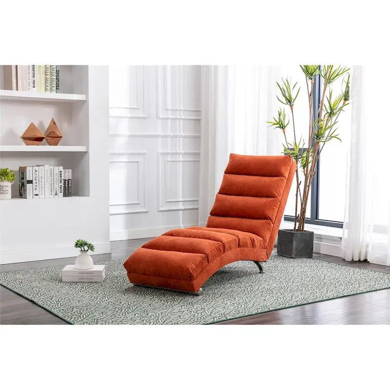 Chaise longue en lin d'intérieur - 58,27 x 21,65 x 34,25