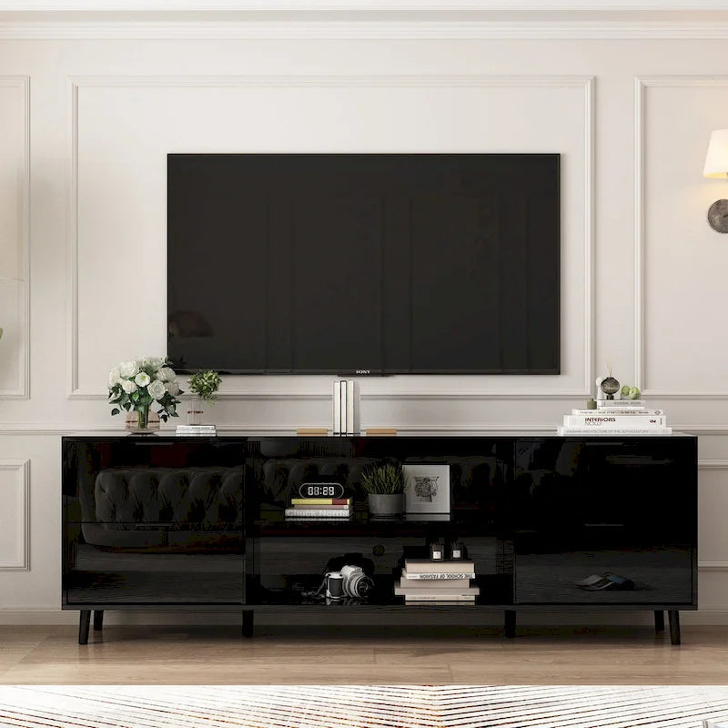 Meuble TV Chauffage Électrique Télécommande