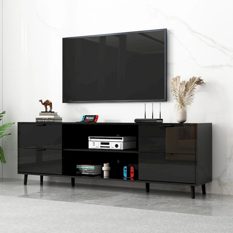 Meuble TV Chauffage Électrique Télécommande
