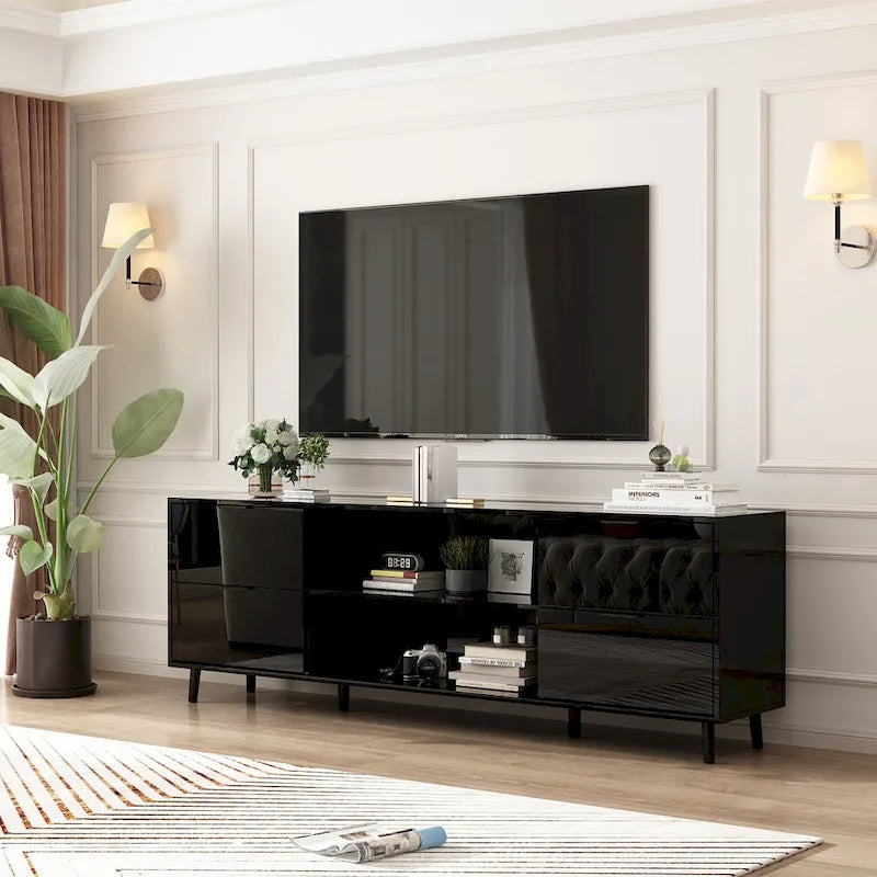 Meuble TV Chauffage Électrique Télécommande