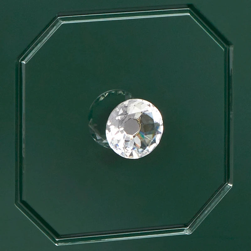 Bahut média "Glossy Glam" avec finition laquée brillante et grand espace de rangement pour salon