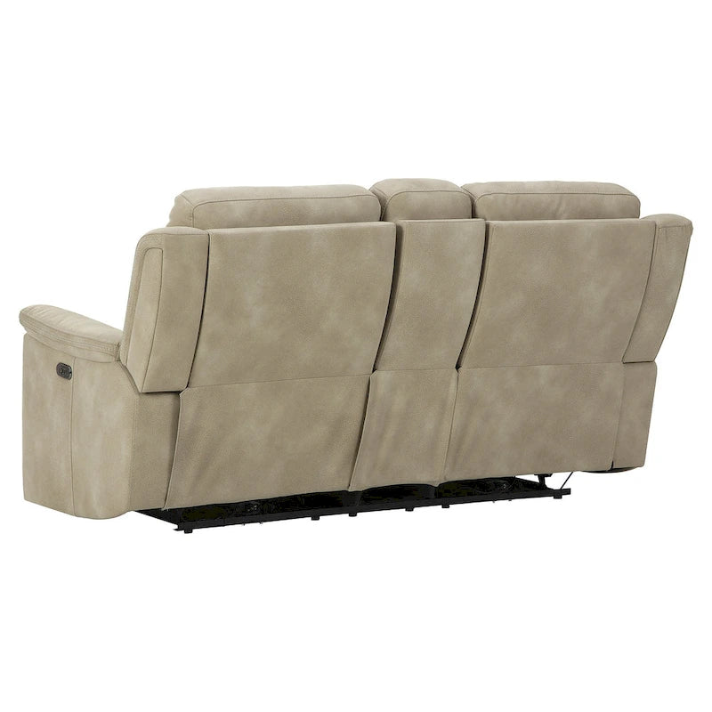 Causeuse inclinable électrique avec console centrale, porte-gobelets et port de chargement USB