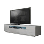 Meuble TV moderne de 79 pouces avec lumières LED