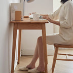 100% Solid wood natural wood computer desk