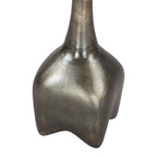 Table d'appoint gris anthracite avec étagère inférieure ouverte pour le salon ou la chambre