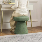 Grand repose-pieds ottoman doux en forme de champignon pour salon et chambre