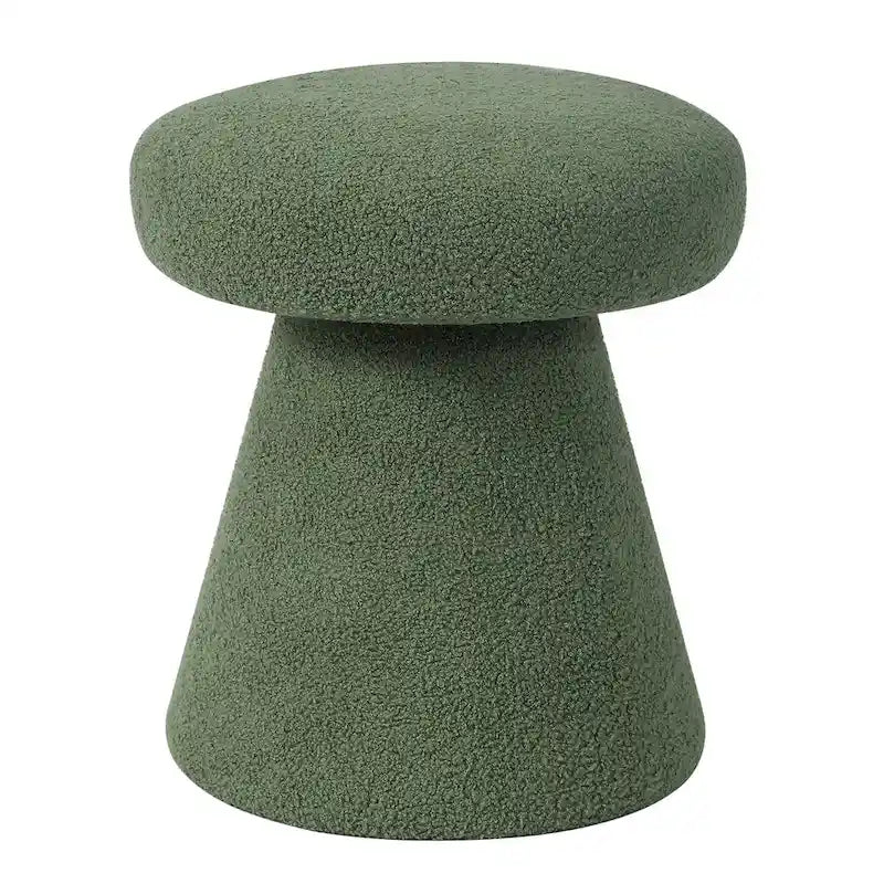 Grand repose-pieds ottoman doux en forme de champignon pour salon et chambre