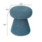 Grand repose-pieds ottoman doux en forme de champignon pour salon et chambre