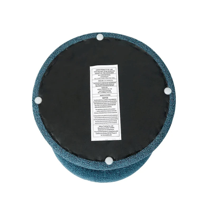 Grand repose-pieds ottoman doux en forme de champignon pour salon et chambre