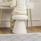 Grand repose-pieds ottoman doux en forme de champignon pour salon et chambre