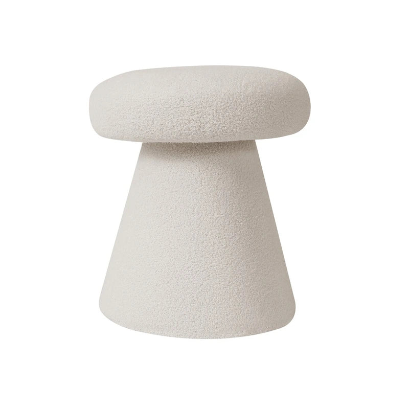 Grand repose-pieds ottoman doux en forme de champignon pour salon et chambre