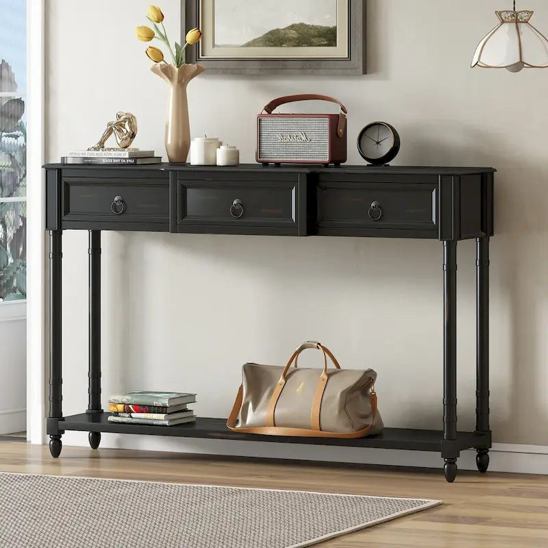 Console Table - Table d'appoint pour canapé avec tiroirs pour entrée