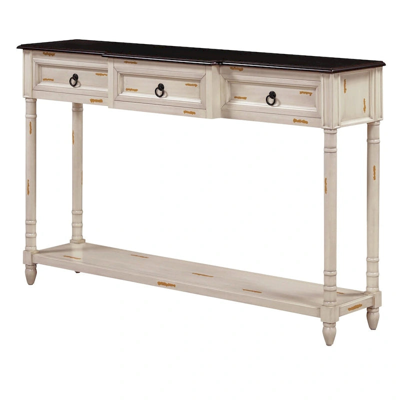 Console Table - Table d'appoint pour canapé avec tiroirs pour entrée