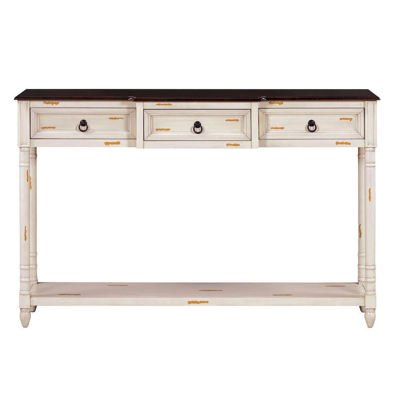 Console Table - Table d'appoint pour canapé avec tiroirs pour entrée