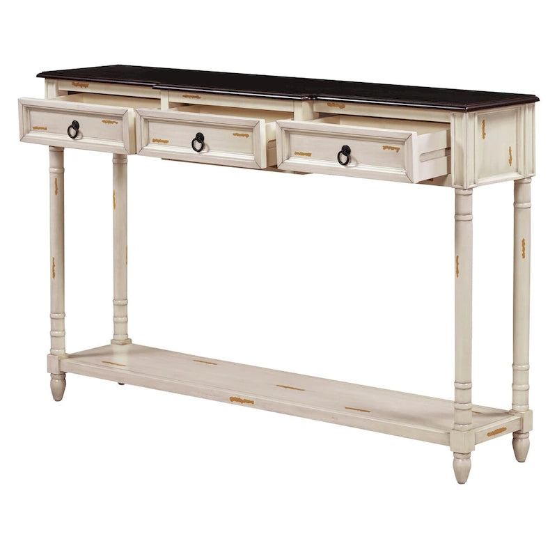 Console Table - Table d'appoint pour canapé avec tiroirs pour entrée