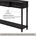 Console Table - Table d'appoint pour canapé avec tiroirs pour entrée